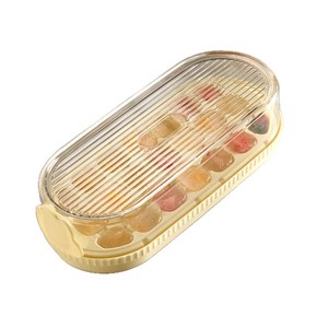 Ice Cube Tray Mint Green 24 Grids With Lid Food Grade For Home Use - Product Image 5