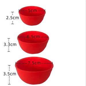 Fabrika fiyat silikon Mini dondurma kase - Product Image 4