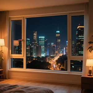 Cửa sổ nhôm tráng bột kính màu nổi để tăng cường sự riêng tư - Product Image 2