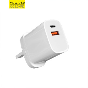 20W Super Fast Dual Port USB C Adapter PD 3.0 QC Charger Compatible for <strong>Samsung</strong> <strong>S22</strong> Note10 Laptop UK <strong>Plug</strong> for Mobile Phone - Product Image 2