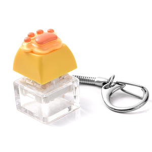 Al por mayor Llavero de PU con diseño de garra de gato, juguete antiestrés de descompresión para la punta de los dedos, colgante para bolso, regalo para parejas y festivales - Product Image 2