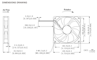RUNDA 9225 12V 0,26A 92x92x25mm DC Axial ventilatoren Dual Ball Kunststoff klinge Rückseite Hochgeschwindigkeits-Klein kühler Kühler DC-Lüfter