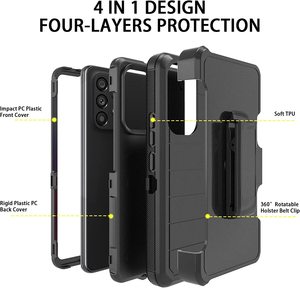 Funda Holster Pro Rugged Belt Clip para teléfono móvil para <span class=keywords><strong>Samsung</strong></span> <span class=keywords><strong>Galaxy</strong></span> A07 A17 <span class=keywords><strong>5G</strong></span> Heavy Duty Defender PC contraportada - Product Image 6