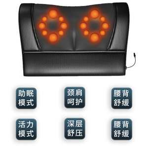 Multifunctional Kneading Heating Massage Pillow For Neck Shoulder Waist Back With Usb Power And Timing Function - Product Image 1