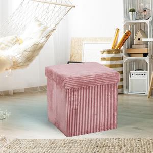 Custom Fabric <strong>Stools</strong> &amp; Ottomans <strong>Storage</strong> <strong>Stool</strong> with <strong>Storage</strong> Velvet Ottoman Bench - Product Image 3