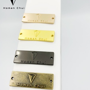 Metal <b>Accessory</b> Metal Brand logo Label for <b>Bags</b> and Clothing - Product Image 3