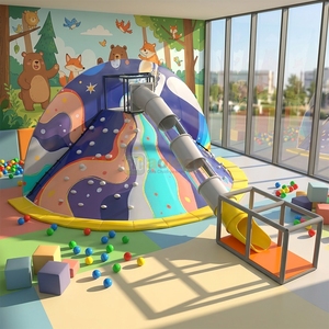 Domo de Escalada Volcánico Cielo Estrellado - Equipo de Juego Suave Comercial Todo en Uno para Escalar y Deslizarse para Parques Infantiles y Centros Comerciales - Product Image 2