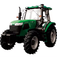Nouveau Tracteur Mini Chinois Officiel Jaenter 1404 4X4 avec Rétrocaveuse, Chargeuse sur Pneus, Moteur Diesel, Moteur Principal et Engrenages pour Exploitations Agricoles - En Vente