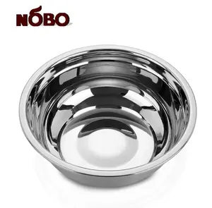 नोबो फैक्टरी अनुकूलन योग्य 1.0 मोटाई कोरियाई स्टेनलेस स्टील सूप बाउल क्लासिक बहुउद्देश्यीय रसोई उपयोग टिकाऊ धातु