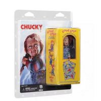 Poupée articulée NECA Child's Play Chucky avec greffe de cheveux, modèle standard