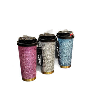 Thermos à café, design léger et luxueux, haute esthétique, design avec paille, portable, double mode de consommation, gobelet à eau de voyage pour le bureau - Product Image 5
