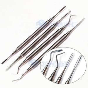 Juego de Periótomos Dentales, Separador de Encías con Dientes de Sierra para Contorneado y Colocación, Herramientas Quirúrgicas Periodontales para Elevación de Perióstico - Product Image 2