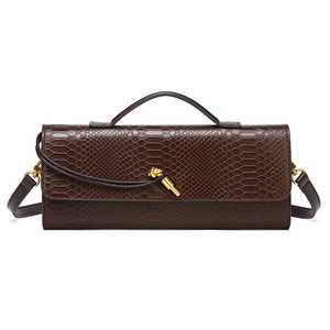 IStapromo Gifts Sac de soirée de luxe tissé à la main, Pochette de soirée, Sacs à main tendance pour femmes en similicuir serpent, Sac à bandoulière en cuir PU - Product Image 2