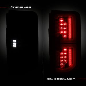 Luces Traseras LED Completas, Doble Tubo en C, Luz de Circulación Diurna DRL, Luz de Giro, Carcasa Negra, Lente Transparente para <span class=keywords><strong>Ford</strong></span> <span class=keywords><strong>Bronco</strong></span> 2021-2024, 2/4 Puertas - Product Image 4