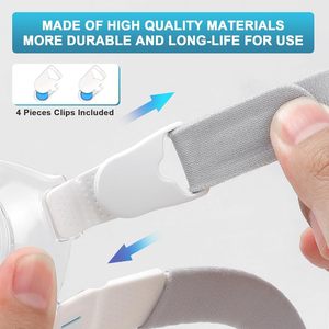 Ventes chaudes : <span class=keywords><strong>Masque</strong></span> CPAP confortable de qualité supérieure, avec sangle pour la tête, bienfaits pour la santé cardiaque, pour masques nasaux complets AiF F20/Air Touch N20 - Product Image 6