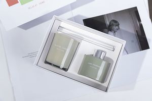 Customize Luxury Glass Scented Candle and Long Lasting Aroma Reed <b>Diffuser</b> with <b>Stick</b> - Product Image 2