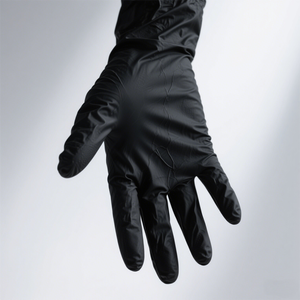 Gants en nitrile noir jetables, sans poudre, résistants aux produits chimiques, adaptés aux aliments, gants d'examen en nitrile noir personnalisables - Product Image 5