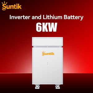 Système tout-en-un Suntik 51,2 V 100 Ah, batterie lithium montée sur rack, empilable, hors réseau/hybride, 6 kWh, IP65, Bluetooth/WiFi - Product Image 1