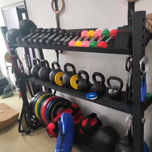<strong>Weight</strong> Lifting Gym Storage Rack Dumbbell <strong>Weight</strong> Plate Racks Kettlebell <strong>Standing</strong> Rack - Product Image 6