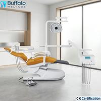 Fauteuil dentaire numérique Buffalo avec écran tactile, visualiseur de films LED intégré et positions de mémoire pour la chirurgie