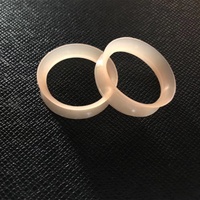 Flexible peau couleur silicone double évasée flash tunnel Bouchons d'oreille expander étirement jauges