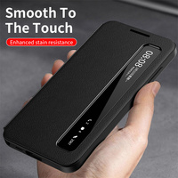 Funda de Cuero PU con Tapa Lateral Abatible y Función de Respuesta Libre para Samsung S26 S22 S23 Ultra A56 A57 A36 S24 S25 Plus
