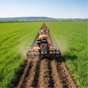 170F Gasoline Diesel Rotary Tiller Rear Tine 24x55x66 For Farmland Soil Tillage - Product Image 1