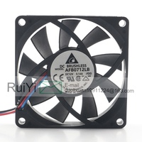 Delta 5V 24V 48V DC 12V 0.14A AC EC 7015 70X70X15MM 7CM Ordinateur à trois fils CPU Ball PWM Contrôle de vitesse AFB0712LB-F00 ventilateur de refroidissement