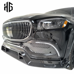 Facelift a Msy Style X167 Kit de carrocería para Mercedes Bens Gls <span class=keywords><strong>Maybach</strong></span>, alerón delantero de fibra de carbono, rejillas de ventilación laterales, kit de carrocería, piezas de afinación - Product Image 4