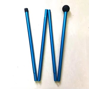 Poteau <span class=keywords><strong>de</strong></span> tente en aluminium léger avec crochets à clip pour remplacer les auvents <span class=keywords><strong>de</strong></span> camping rétractables adaptés aux aventures en plein air - Product Image 1
