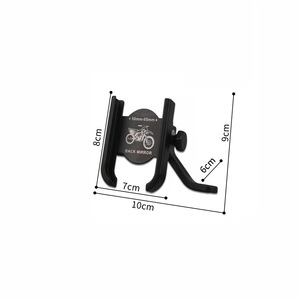 Soporte de Teléfono para Motocicleta de Aleación de Aluminio, Soporte de Manillar Metálico Universal para Motociclistas, Soporte para Teléfono Inteligente para Bicicleta - Product Image 6