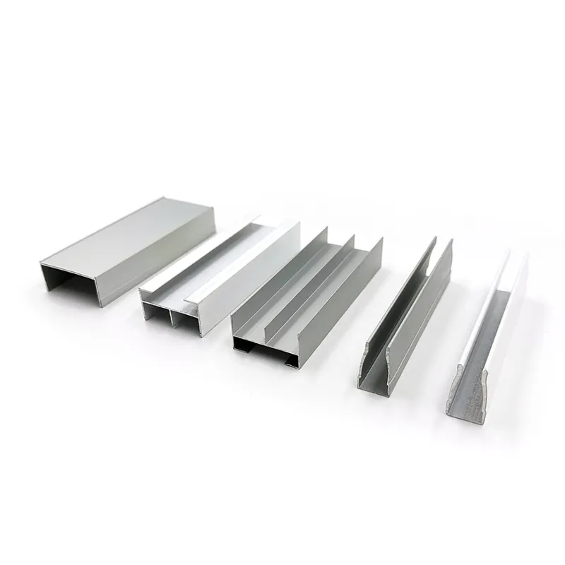 Perfiles de extrusión de aluminio brillante pulido de alta calidad, perfil de aleación de aluminio para cuarto de Ducha