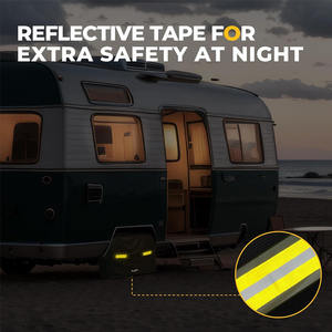 2 paquetes de cubiertas de ruedas RV compatibles con ruedas dobles de 27 "-30" de diámetro, RV cubiertas impermeables para neumáticos, cubierta de doble eje - Product Image 2