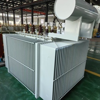 Transformateur triphasé immergé dans l'huile 2500 kVA 33 kV à triple enroulement 415 V pour projets de distribution d'énergie solaire et minière