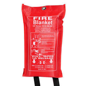 Trasporto Del Campione Certificato Vigile Del Fuoco 1.2M X1.8M Uk Fuoco di Soppressione Coperta Di Emergenza In Fibra di vetro di Saldatura Coperta del Fuoco Prezzo - Product Image 4