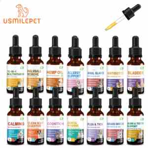 <span class=keywords><strong>ยา</strong></span>หยอดสมุนไพรธรรมชาติพร้อมสารสกัดจากรากมาร์ชเมลโล่ดูแลสุขภาพสำหรับสุนัขและแมว - Product Image 2