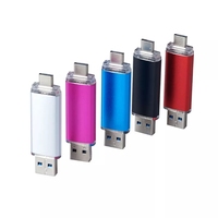 Metal Usb Tipo C OTG Flash Drive 4GB 8GB 16GB 32GB 64GB 128GB Personalizable Tipo C Usb Smart Phone Memory Stick para iMac MacBook