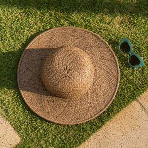 Sombrero de Paja Tejida de Ala Ancha, Color Beige, Estilo Casual de Playa, Unisex para Adultos, Plegable, Transpirable y Ecológico - Product Image 4