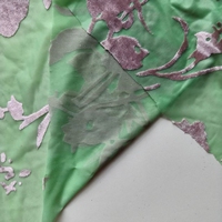 Nouvelle Mode Polyester Tissu Personnalisé Matériel 4 Voies Stretch Fleur Imprimer Burnout Velours pour Femmes Robe Vêtements Hometextile