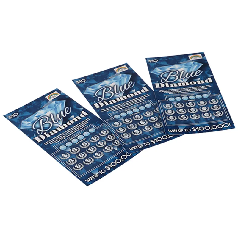 Anpassen Drucken Scratch Off Lotterie karten Packung Winning Scratch Cards Streich Geschenk