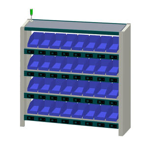 Ouluda 20 Lagerplätze Mehrschichtige Lagerhalle Digitales Inventar Unbemannte Modulare Elektronische RFID-Regale IoT - Product Image 1