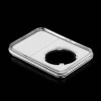 Support de présentation pour pièces de monnaie certifiées en acrylique, taille d'insertion personnalisée, scellage ultrasonique, plaque pour pièces de monnaie classées PCCB NGC