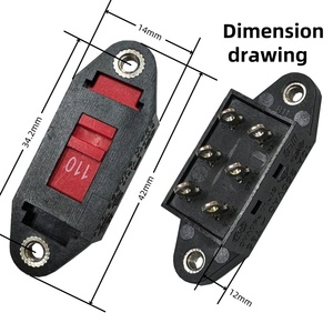 12a 250V trượt Hướng dẫn sử dụng thiết lập lại chuyển đổi 110V đến 220V chuyển đổi điện áp 127V để 220V Điện chuyển đổi công nghiệp chuyển đổi - Product Image 6