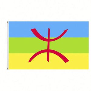 Hot Selling Direct Supply 100% Polyester Custom Design Premium Quality Fast Delivery Amazigh <b>Flag</b> for Event - Product Image 2