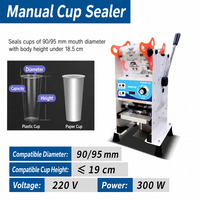 Machine à sceller les gobelets pour boissons (thé au lait, lait de soja) à commande manuelle