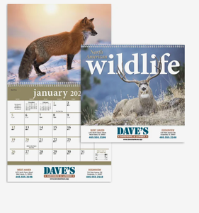 Meilleurs Calendriers Muraux Personnalisés 2027 sur le Thème <span class=keywords><strong>de</strong></span> la Faune Américaine du Nord – Cadeau Promotionnel avec Logo Personnalisé – Vente en Gros Premium - Product Image 3