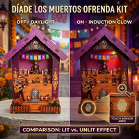 Hamaileon Vente en gros Cadeau pour adultes Kit de maison Book Nook Dia De Los Muertos Puzzle en bois 3D Décoration aimant de réfrigérateur Cadeau