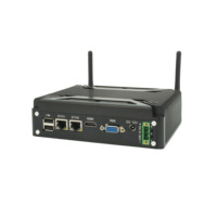 Harga bagus DC 9 ~ 36V mini pc Industri i3-N305 2 * COM 2 * LAN 6 * USB dual display i3-N305 tanpa kipas pc mini industri
