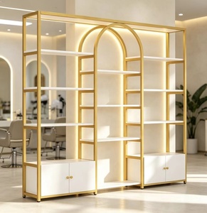 Étagère de présentation cosmétique pour salon de beauté, mobilier de salon de coiffure, mannequin pour présentoir de perruques - Product Image 1