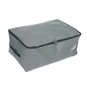 Grande capacité déménagement maison pliable vêtements organisateur couette sac de rangement avec fermeture éclair multifonction carré moderne pliant pour ensemble